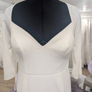 Azazie Pearl Wedding Dress Size 14